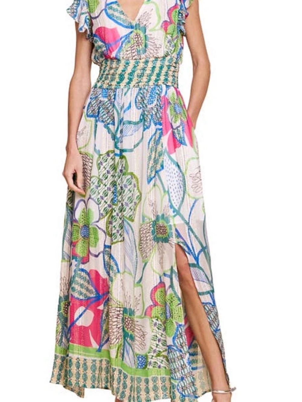 RARE! CIEBON Jennsen Floral Maxi Dress